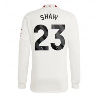 Manchester United Luke Shaw #23 Tredje Tröja 2023-24 Långa ärmar